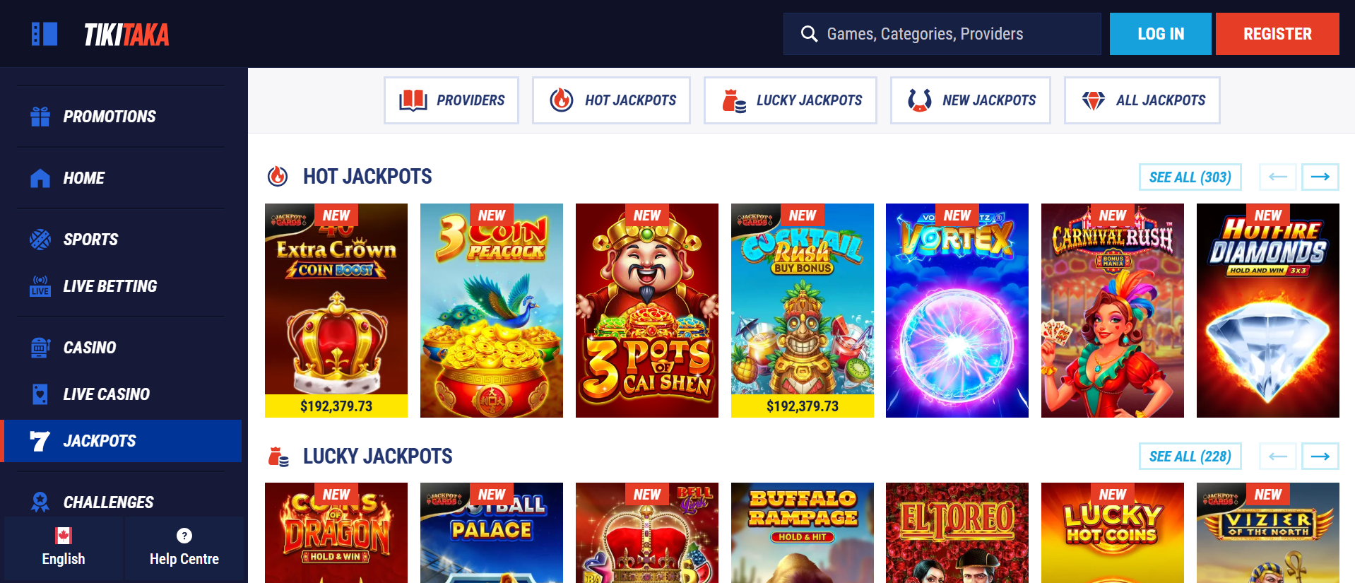 TikiTaka casino légal